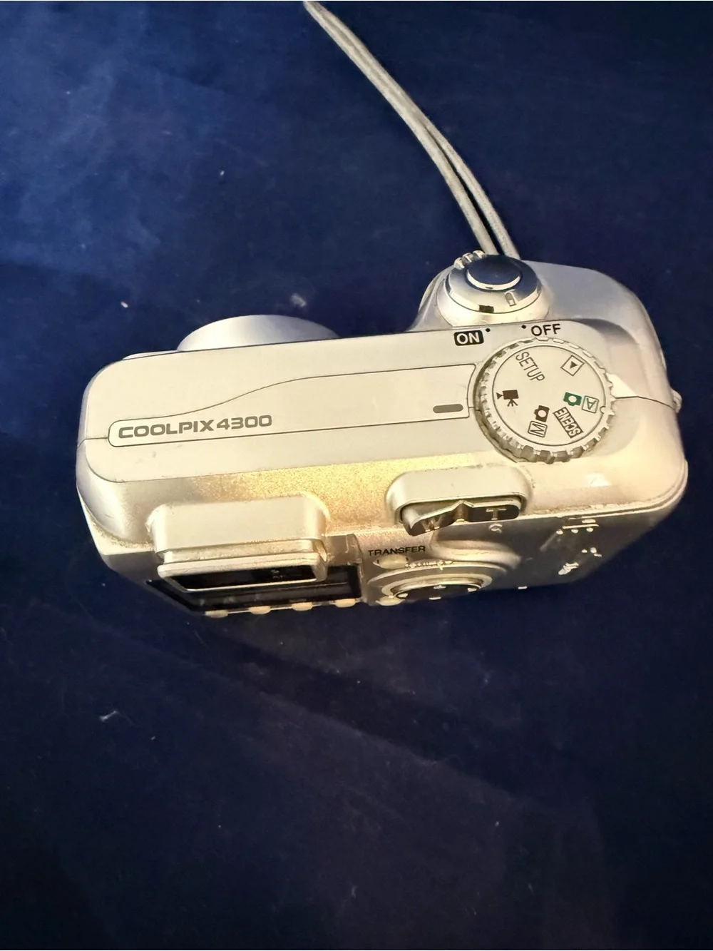 Nikon Silver Compact Digital Camera with Wrist Strap